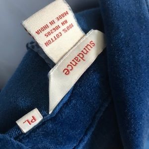 Sundance Jackets & Coats - Sundance Blue Velvet Velour Blazer Floral Cuffs PL Sundance Jackets & Coats - Sundance Blue Velvet Velour Blazer Floral Cuffs PL